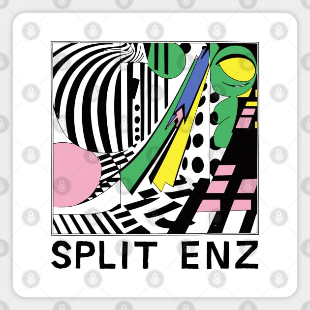 Split Enz --- Fan Tribute Art Magnet by unknown_pleasures